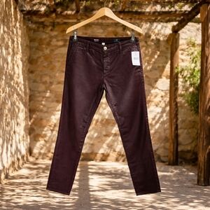 AG Adriano Goldschmied Deep Red Jeans